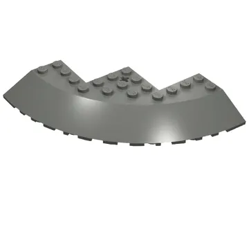 Brick Round Corner 10 x 10 with Slope 33° Edge, Axle Hole, Facet Cutout