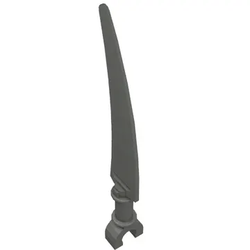 Weapon Sword Scythe Blade with Clip Pommel
