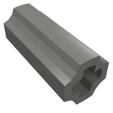 Technic Axle Connector Smooth [with x Hole + Orientation]