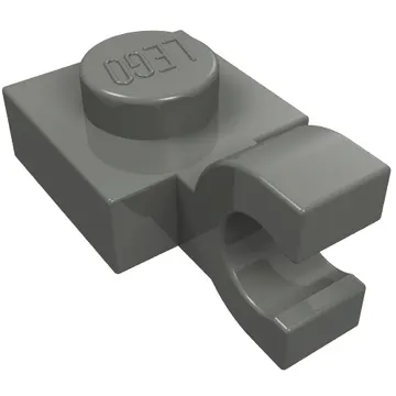 Plate Special 1 x 1 with Clip Horizontal [Thick U Clip]