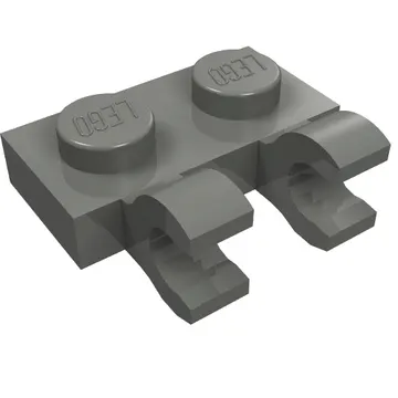 Plate Special 1 x 2 with Clips Horizontal [Open O Clips]