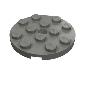 Plate Round 4 x 4 with Pin Hole
