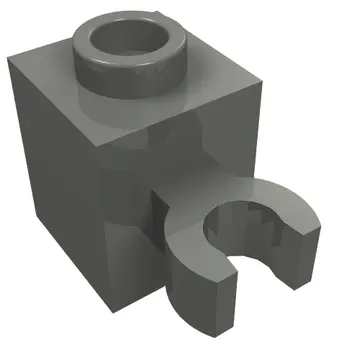 Brick Special 1 x 1 with Clip Vertical [Open O Clip, Hollow Stud]