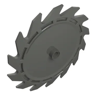 Technic Circular Saw Blade 9 x 9 with Pin Hole