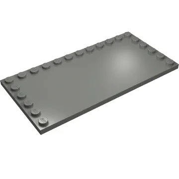 Plate Special 6 x 12 with Studs on 3 Edges