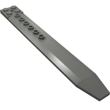 Plate Special 2 x 16 with Angled Side Extensions and Hole (Rotor Blade)