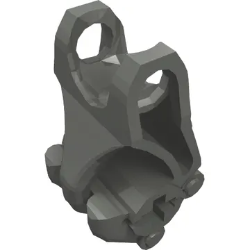 Large Figure Hand, Fist with Axle Hole, 3 Fingers