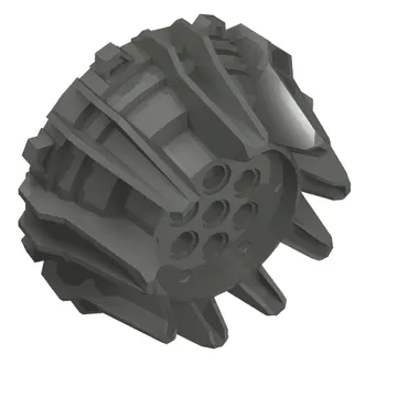 Wheel Hard Plastic with Small Cleats and Flanges