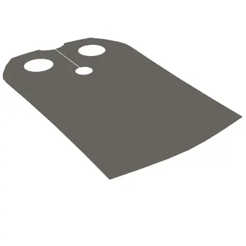 Neckwear Cape, Straight Side [Traditional Starched Fabric]
