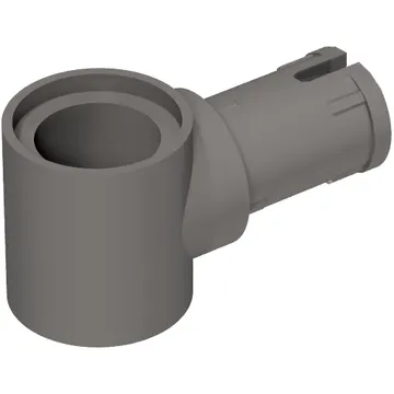 Technic Pin Connector Hub with 1 Pin with Friction Ridges Lengthwise [Centered Friction Ridge]