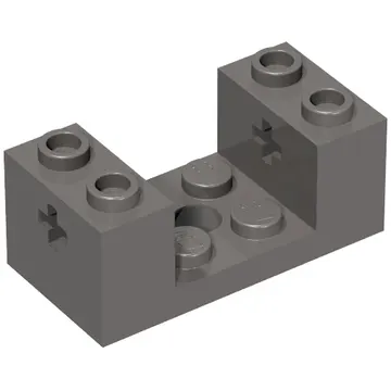 Brick Special 2 x 4 x 1 1/3 with Axle Holes and 2 x 2 Recessed and Hole