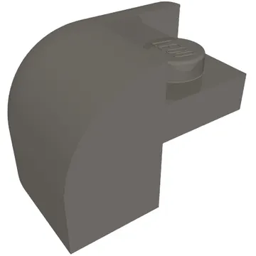 Brick Round, Curved 2 x 2 x 1 1/3, Corner