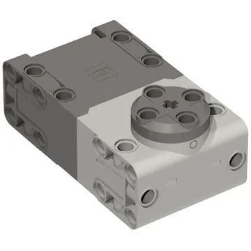 Motor, Large Angular Position, Light Bluish Gray Housing, Black Wire