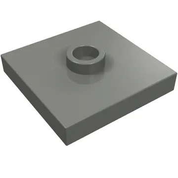 Plate Special 2 x 2 with Groove and Center Stud (Jumper)