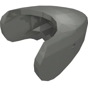 Animal Body Part, Shark Head with Rounded Nose, Molded Eyes