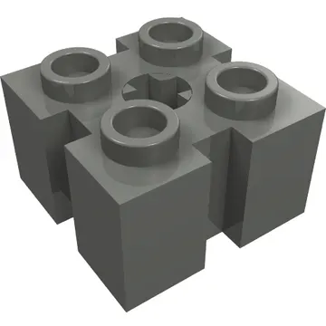 Brick Special 2 x 2 with Grooves and Axle Hole