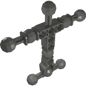Large Figure Skeletal, Torso with 9 Ball Joints, and 6 Holes, Medium