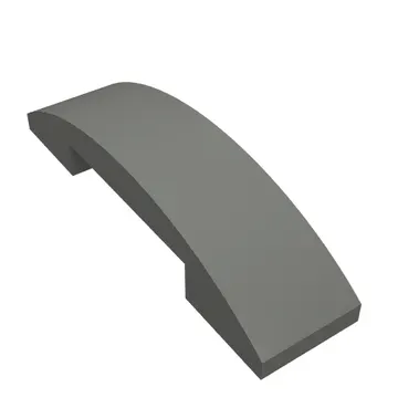 Brick Curved 4 x 1 Double with No Studs