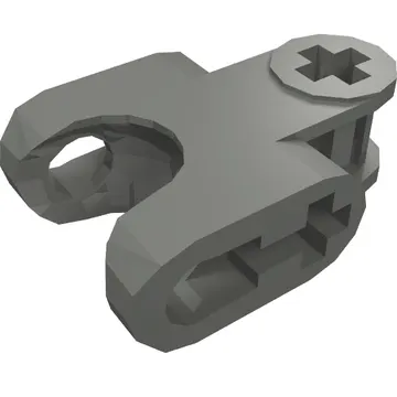 Technic Axle Connector 2 x 3 with Ball Socket, Open Lower Axle Holes