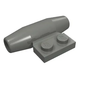 Engine, Smooth Small, 1 x 2 Side Plate with Axle Holders and Slot