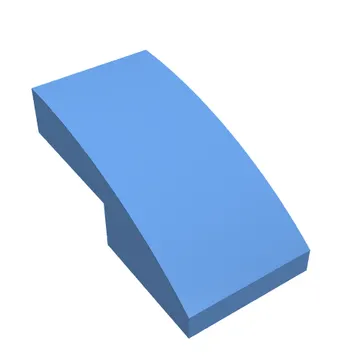Brick Curved 2 x 1 No Studs [1/2 Bow]