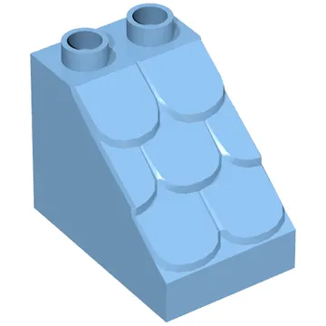 Duplo Brick 3 x 2 x 2 Slope Shingled