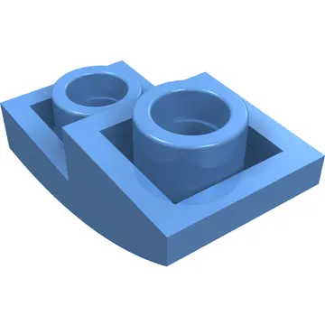 Brick Curved Inverted 2 x 1