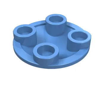 Plate Round 2 x 2 with Rounded Bottom [Boat Stud]