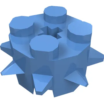 Brick Round 2 x 2 Special with Spikes