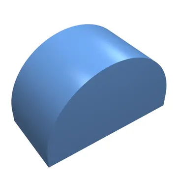 Duplo Brick 2 x 4 x 2 Curved Top