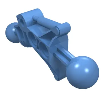 Large Figure Skeletal, Limb, Angular with 2 Ball Joints, and 2 Holes (Toa)