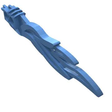 Large Figure Weapon Sword, Toa Flame 2 x 12 with Two Holes