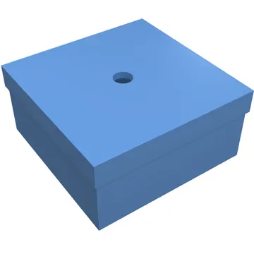 Box 3.5 x 3.5 x 1.3 with Hinged Lid