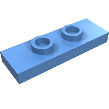 Plate Special 1 x 3 with 2 Studs with Groove and Inside Stud Holder (Jumper)