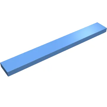 Tile 1 x 8 with Groove