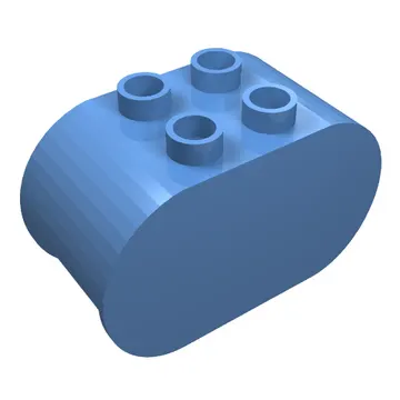 Duplo Brick 2 x 4 x 2 Rounded Ends