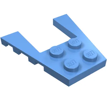 Wedge Plate 4 x 4 with 2 x 2 Cutout