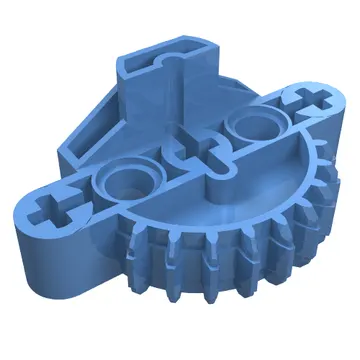 Large Figure Skeletal, Torso, Gear 9 Tooth with 3 Axle Holes and 2 Holes (Matoran)