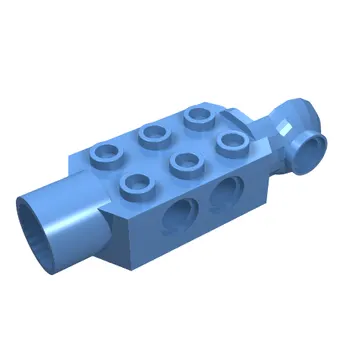 Technic Brick Special 2 x 3 with Pin Holes, Rotation Joint Ball Half [Vertical Side], Rotation Joint Socket