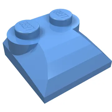 Brick Curved 2 x 2 x 2/3 Two Studs and Curved Slope End