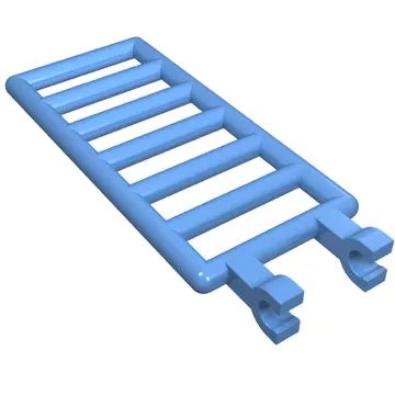 Bar 7 x 3 with Double Clips (Ladder) [Straight Clips]