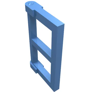 Window 1 x 2 x 3 Pane with Thick Corner Tabs