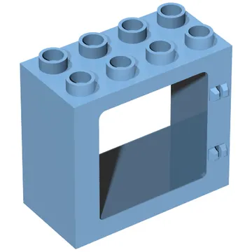 Duplo Door / Window Frame Flat Front Surface, Completely Open Back