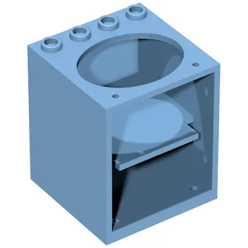 Belville, Cupboard 4 x 4 x 4 with Elliptical Hole for Sink