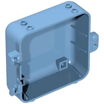 Pod, Square 3 x 8 x 6 2/3 [Female]