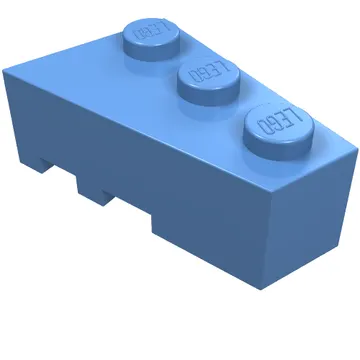 Brick Wedged, Angled 3 x 2 Right