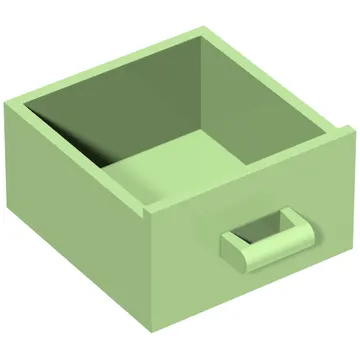 Cupboard 4 x 4 x 4 Drawer, Open Handle