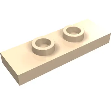 Plate Special 1 x 3 with 2 Studs with Groove and Inside Stud Holder (Jumper)