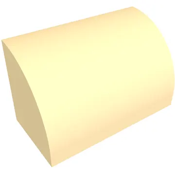 Brick Curved 1 x 2 x 1 No Studs