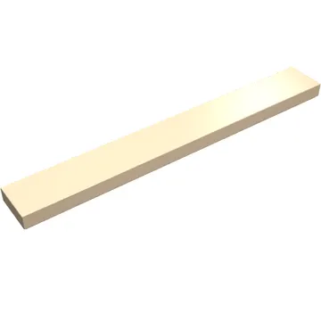 Tile 1 x 8 with Groove